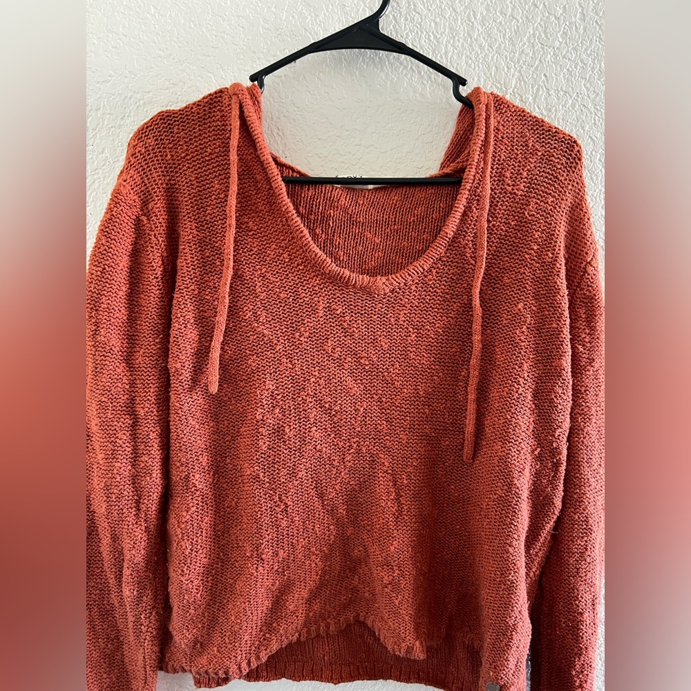 Roxy Hooded knit sweater, Size S